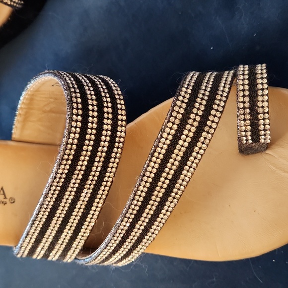 Rhinestone wedges - never worn! - Picture 4 of 5